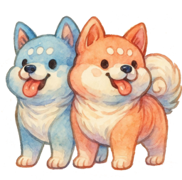 The two Shisa mascots